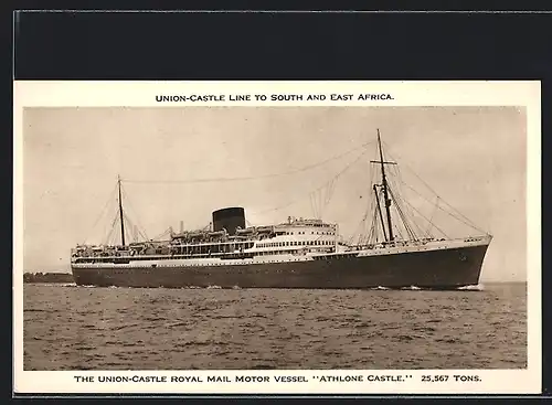 AK Passagierschiff RMS Athlone Castle, Union-Castle Line