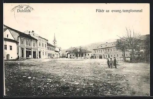 AK Dobsina, Fötér az evang. templommal