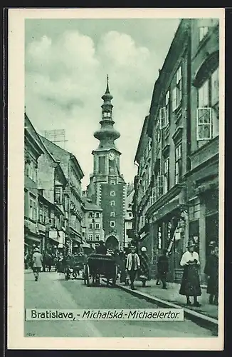 AK Bratislava, Strassenpartie am Michaelertor