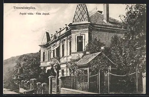 AK Trencsénteplicz, Villa Arpad