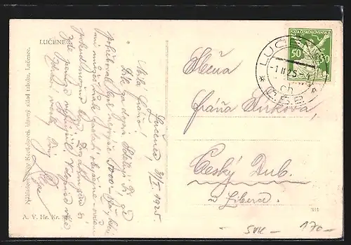 AK Lucenec, Strassenpartie mit Geschäften