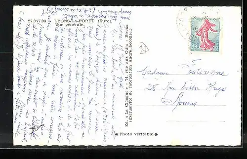 AK Lyons-la-Foret, Vue générale