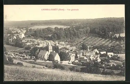 AK Lyons-la-Foret, Vue générale