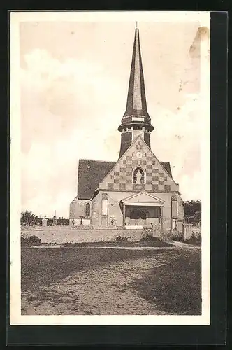 AK Guichainville, L`Eglise, facade