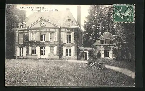 AK Lyons-la-Forêt, Château de Croix-Mesnil