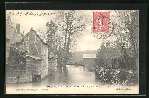 AK Montfort-sur-Risle, La Risle, Côté amont