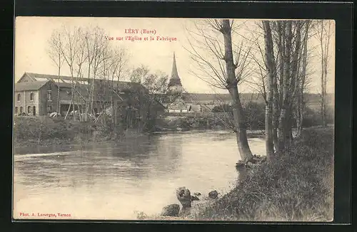 AK Léry, Vue sur l`Eglise et la Fabrique