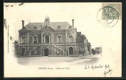 AK Lieurey / Eure, L`Hotel de ville, Totalansicht