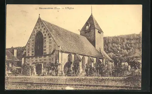 AK Nassandres, Vue et l'Eglise