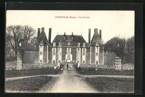 AK Grainville, Vue et le Chateau