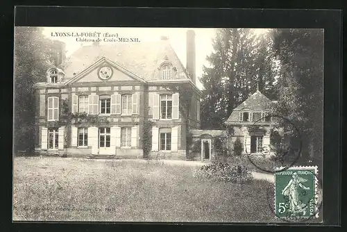 AK Lyons-la-Forét, Chateau de Croix Mesnil