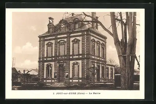 AK Jouy-sur-Eure, La Mairie