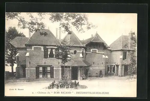 AK Heudreville-sur-Eure, Château du Bois Ricard