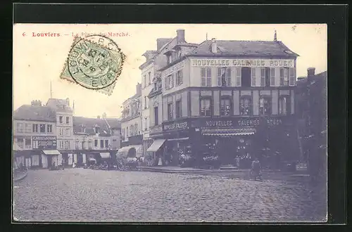 AK Louviers, La Place du Marché