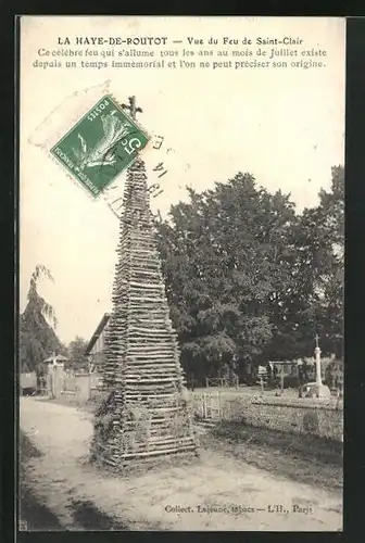 AK La Haye-de-Routot, Vue du Feu de Saint-Clair