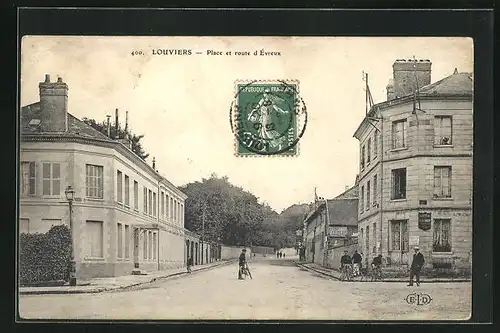 AK Louviers, Place et route d`Évreux