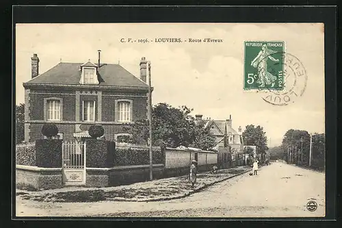 AK Louviers, Route d`Evreux, Ortspartie