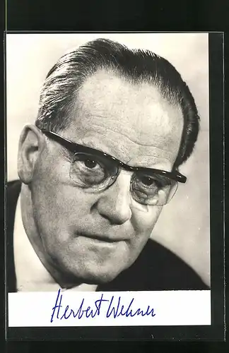 AK Herbert Wehner, Vorsitzender der SPD-Bundestagsfraktion