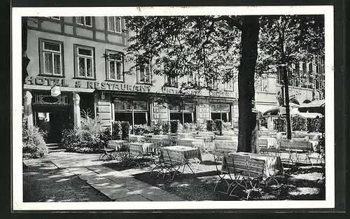 AK Hameln / Weser, Hotel Unter den Linden