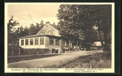 AK Obernkirchen, Gasthaus zum Bückeberg