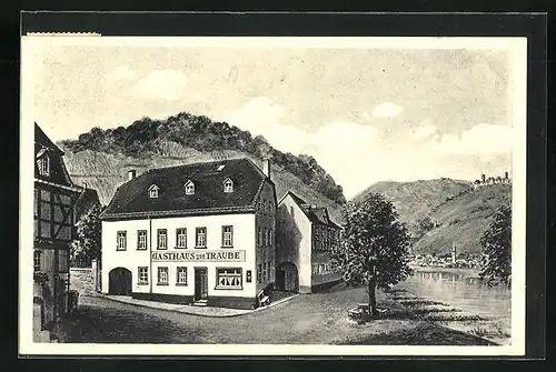 AK Loef an der Mosel, Gasthaus zur Traube