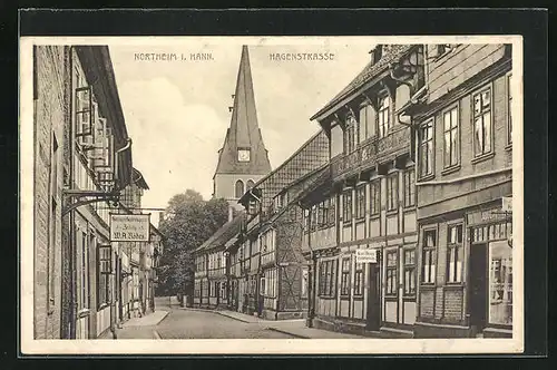 AK Northeim in Hannover, Blick in die Hagenstrasse