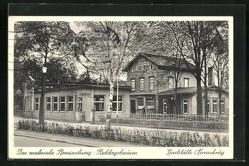 AK Braunschweig-Riddagshausen, Gaststätte Herrenkrug