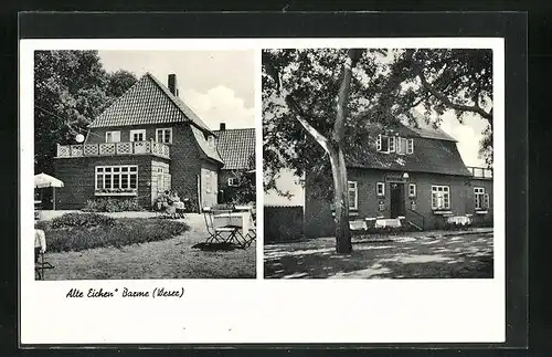 AK Barme /Weser, Gasthaus & Pension Alte Eichen