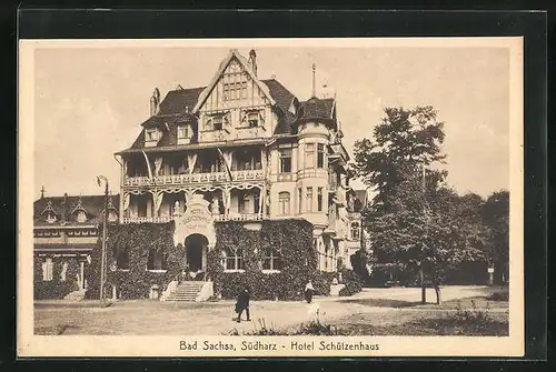 AK Bad Sachsa / Südharz, Hotel Schützenhaus