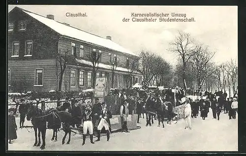 AK Clausthal, Karnevalistischer Umzug der Clausthaler Studentenschaft