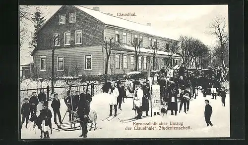 AK Clausthal, Karnevalistischer Umzug der Clausthaler Studentenschaft