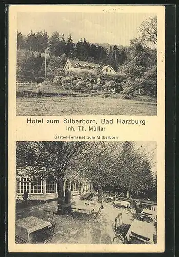 AK Bad Harzburg, Hotel zum Silberborn