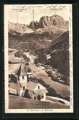 AK Bolzano, S. Cipriano e le Dolomiti