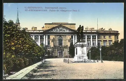 AK St-Pétersbourg, Palais de l`Empereur Paul I.