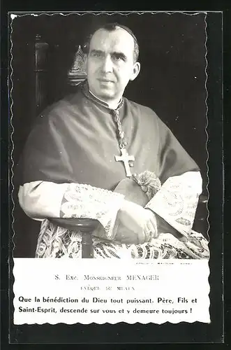 AK Meaux, S. Exc. Monseigneur Menager