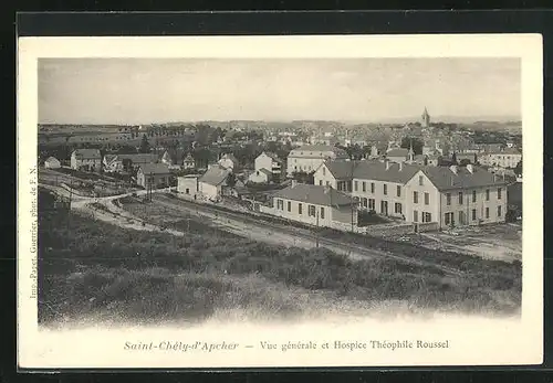 AK Saint-Chély-d`Apcher, Vue Générale et Hospice Théophile Roussel