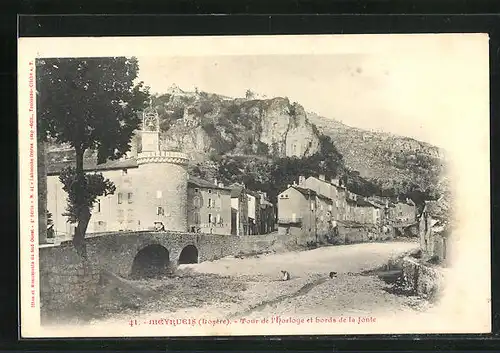 AK Meyrueis, Tour de l`Horloge et bords de la Jonte