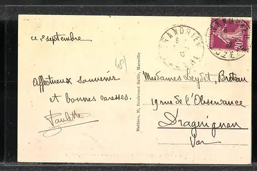 AK Grandrieu, Station Estivale, lePont Romain