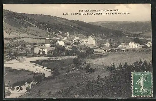 AK La Bastide-St-Laurent, La Vallèe de l`Allier