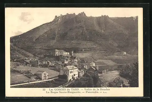 AK La Roque-Sainte-Marguerite, Panoramablick auf den Ort
