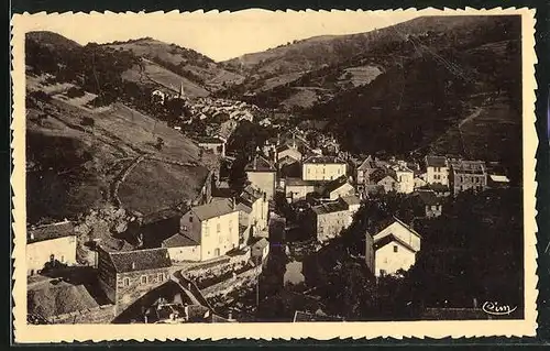AK Villefort, Vue Générale, Panoramablick auf das Dorf