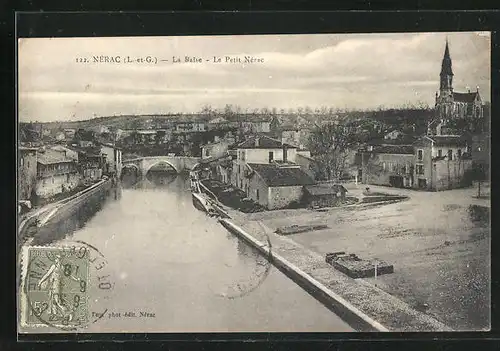 AK Nèrac, La Baise, vue gènèrale