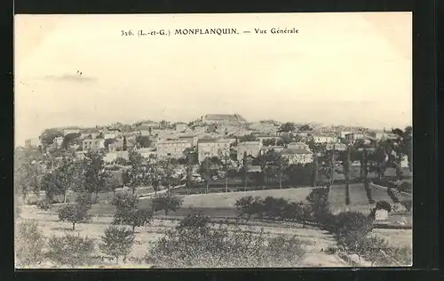 AK Monflanquin, Vue Gènèrale