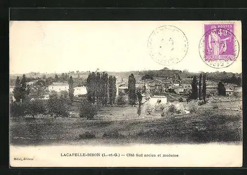 AK La Capelle-Biron, Côté Sud Ancien et moderne