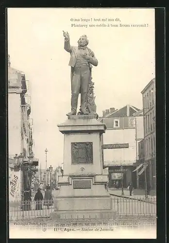 AK Agen, Statue de Jasmin
