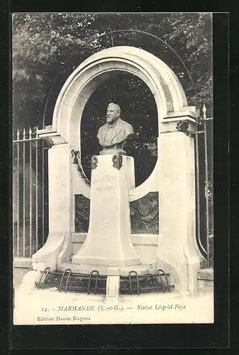 AK Marmande, Statue Léopold-Faye