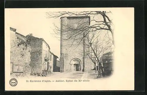 AK Aubiac, Eglise du XI siécle