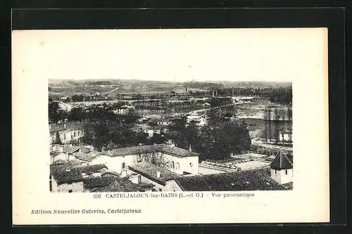 AK Castaljaloux, Vue panoramique