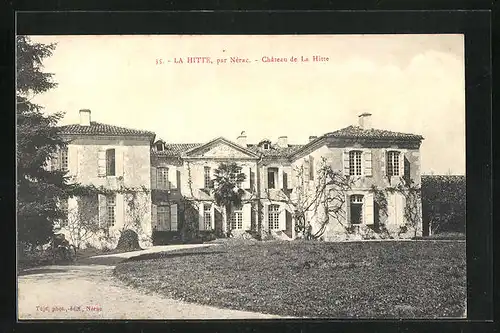 AK La Hitte, par Nérac, Chateau de La Hitte