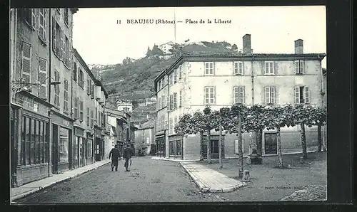 AK Beaujeu, Place de la Liberté